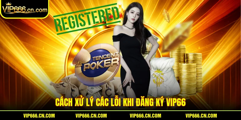 Cách xử lý các lỗi khi đăng ký VIP66