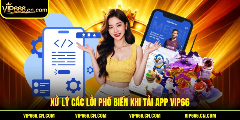 Xử lý các lỗi phổ biến khi tải app VIP66